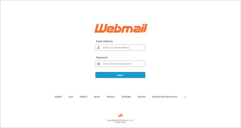 Accessing your Webmail